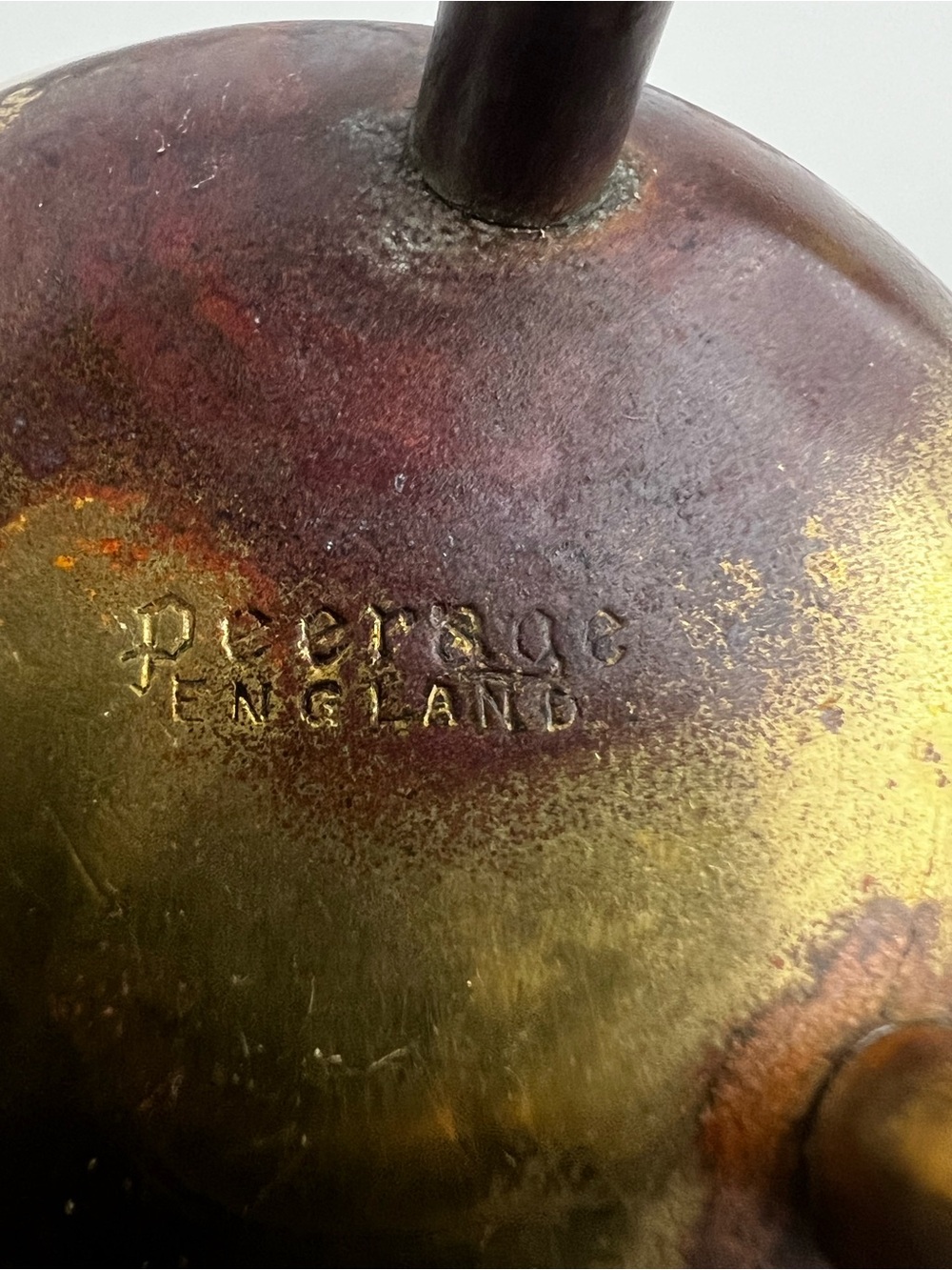 VTG Peerage England Brass Mini Cauldron Pot - Picture 5 of 11